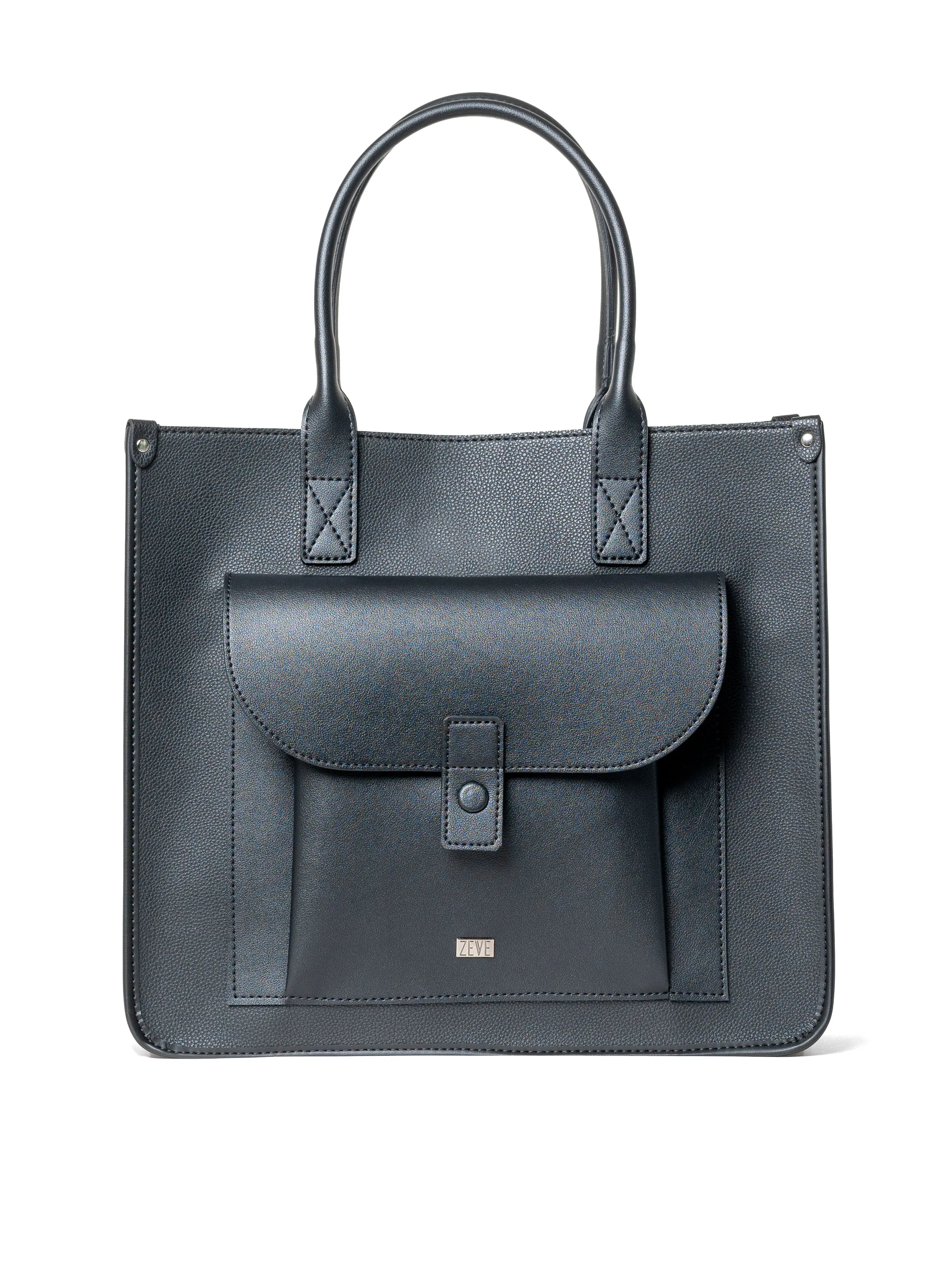 Sleek Black Ares Tote Bag - Stylish and Versatile Accessory