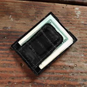 Eel Black Clip Wallet