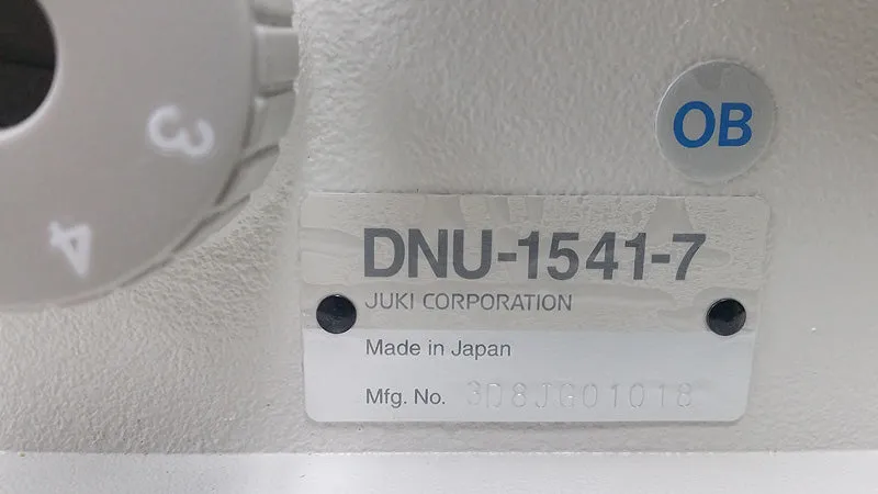 Juki DNU-1541-7 Automatic Single Needle Walking Foot Sewing Machine