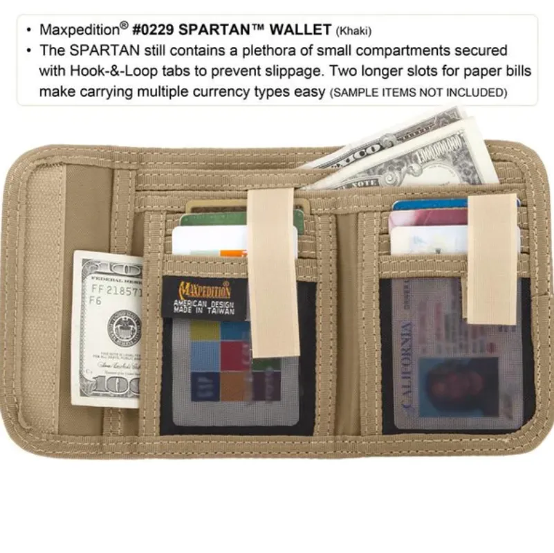 Maxpedition Spartan Wallet (Black)