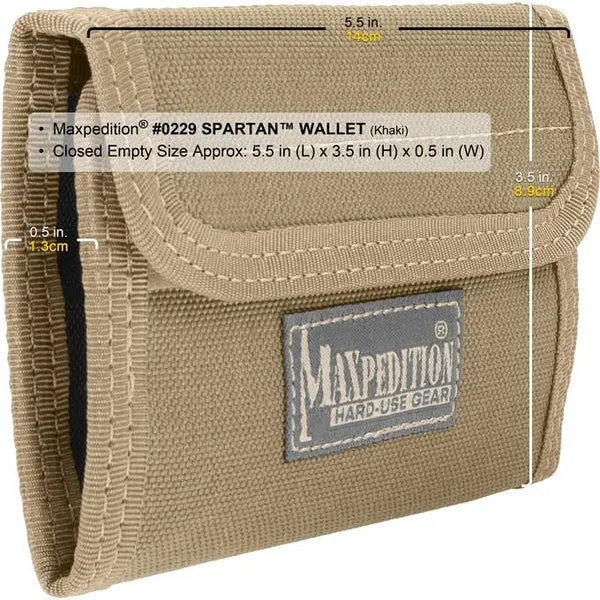 Maxpedition Spartan Wallet (Black)