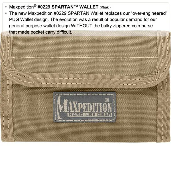 Maxpedition Spartan Wallet (Black)