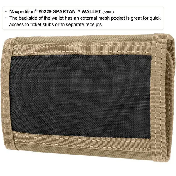 Maxpedition Spartan Wallet (Black)