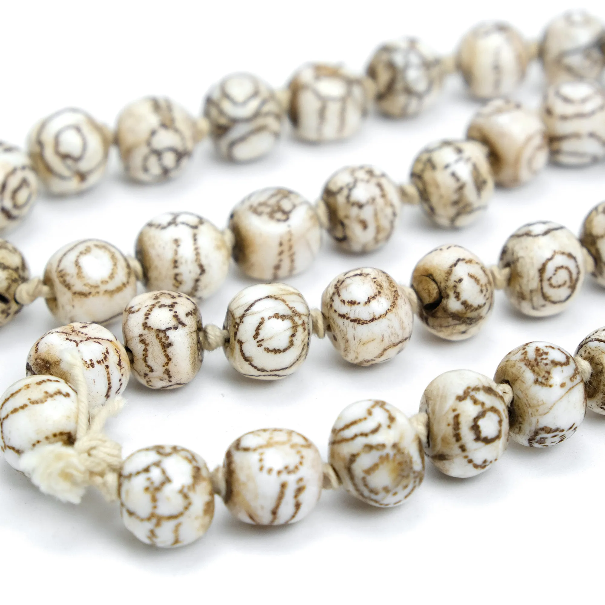 Naga Tattooed Bead Strand