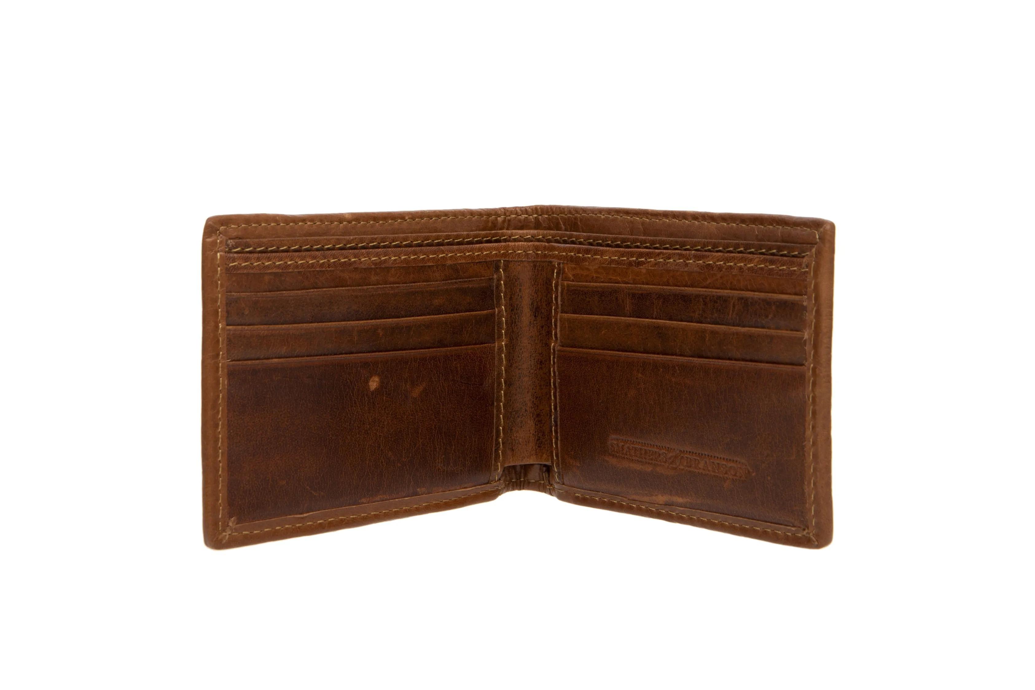 Smathers & Branson Fox and Hound Needlepoint Bi-fold Wallet