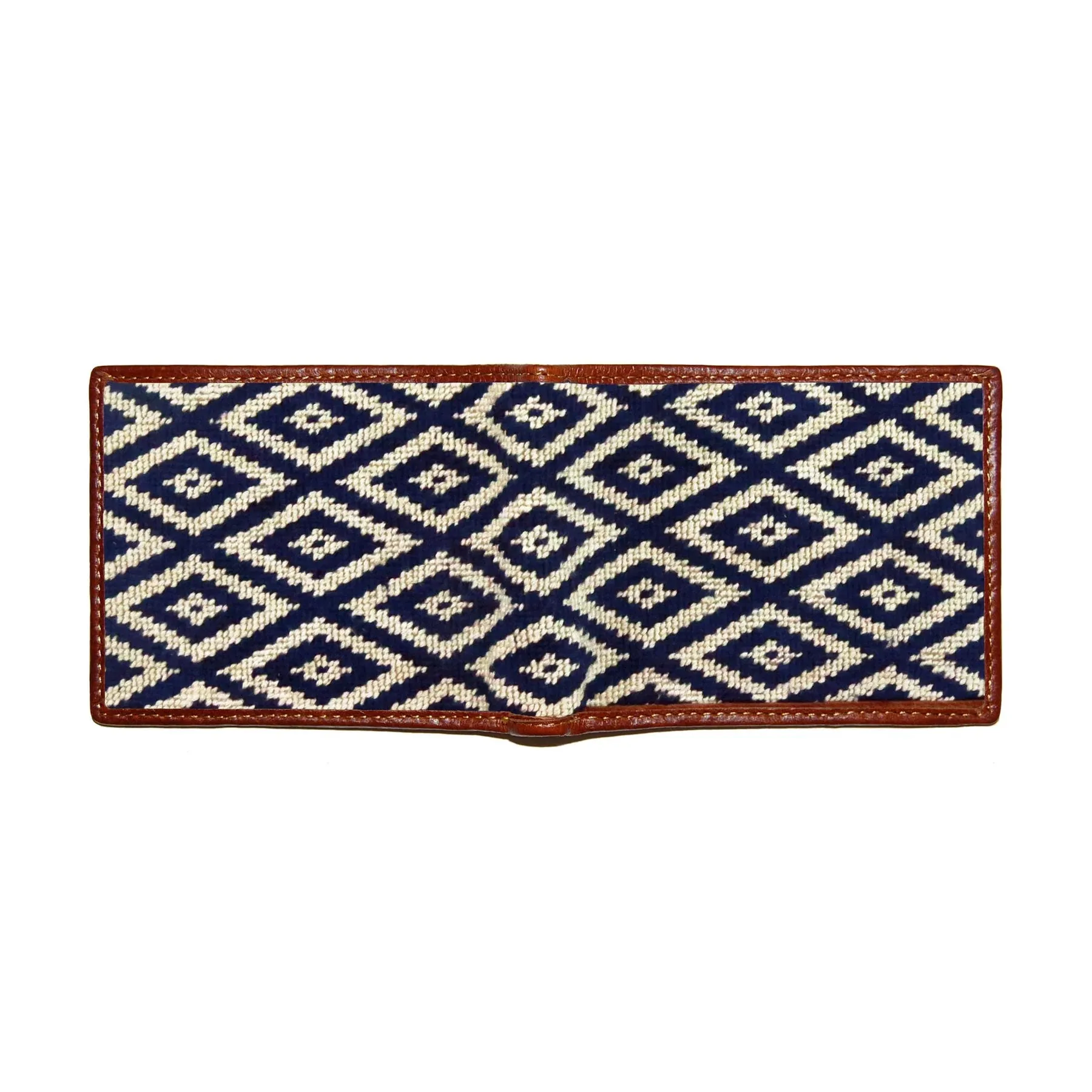 Smathers & Branson Gaucho Needlepoint Bi-fold Wallet
