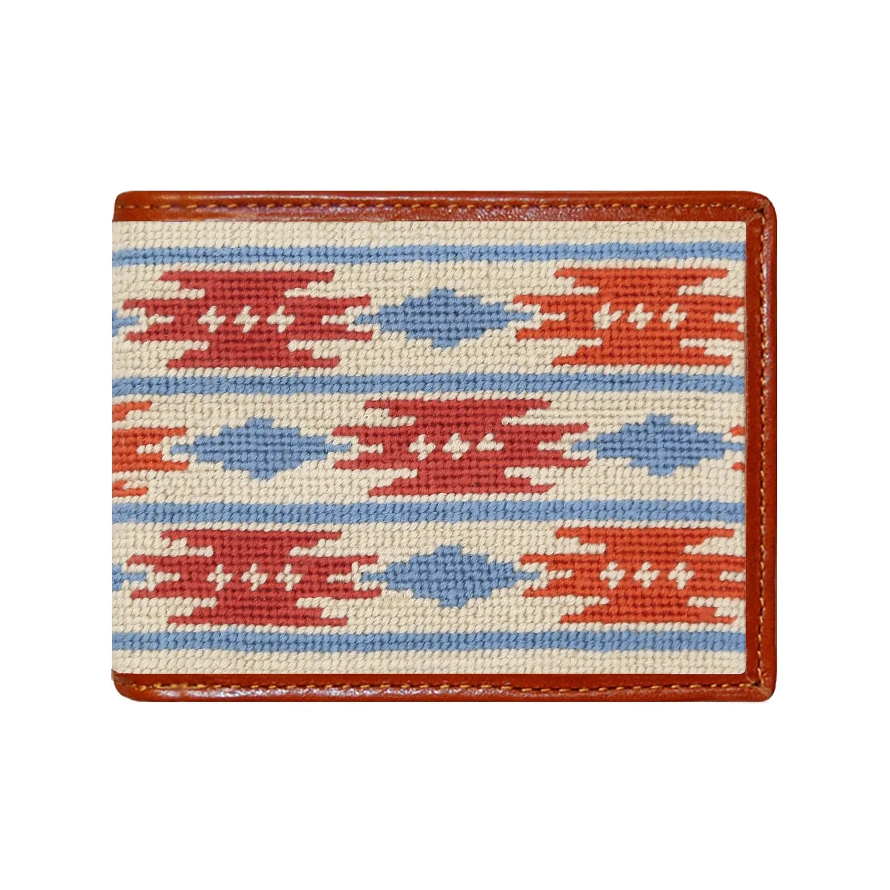 Smathers & Branson Sedona Needlepoint Bi-fold Wallet