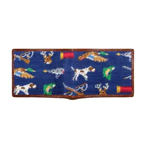 Smathers & Branson Southern Sportsman Needlepoint Bi-fold Wallet