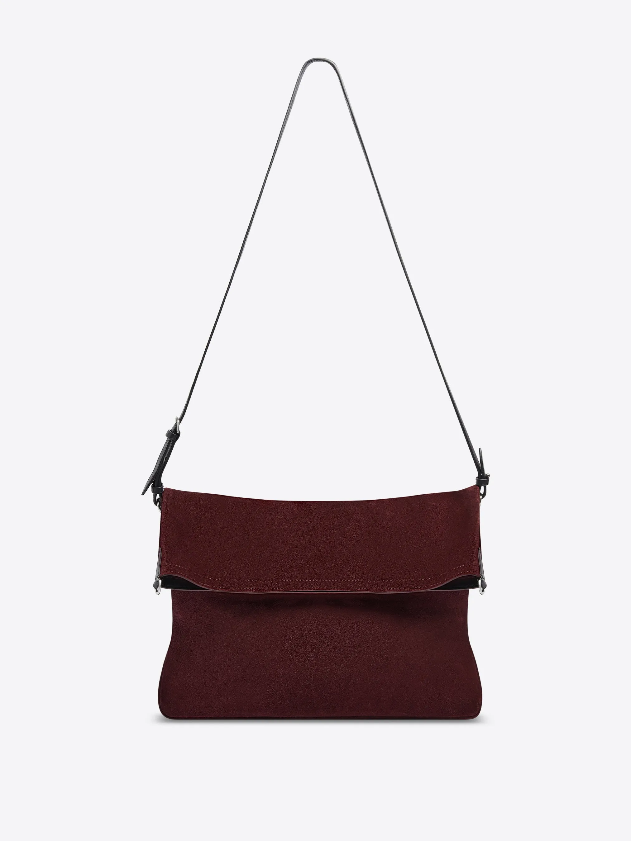 Suede tote bag