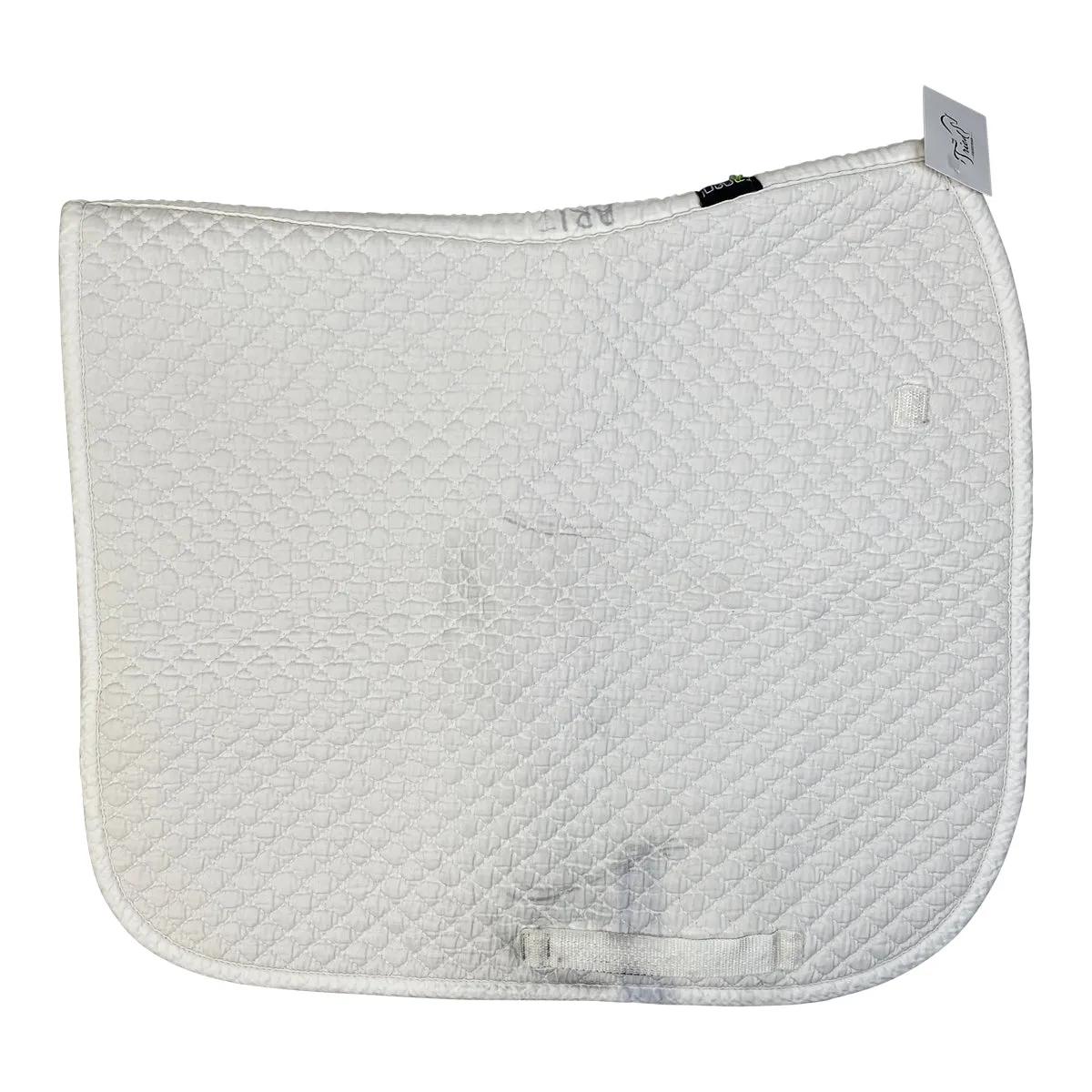 Tango by Toklat Diamond Saddle Pad in White - Full