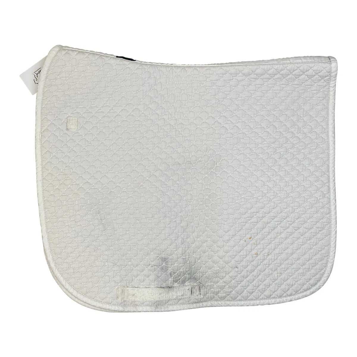Tango by Toklat Diamond Saddle Pad in White - Full