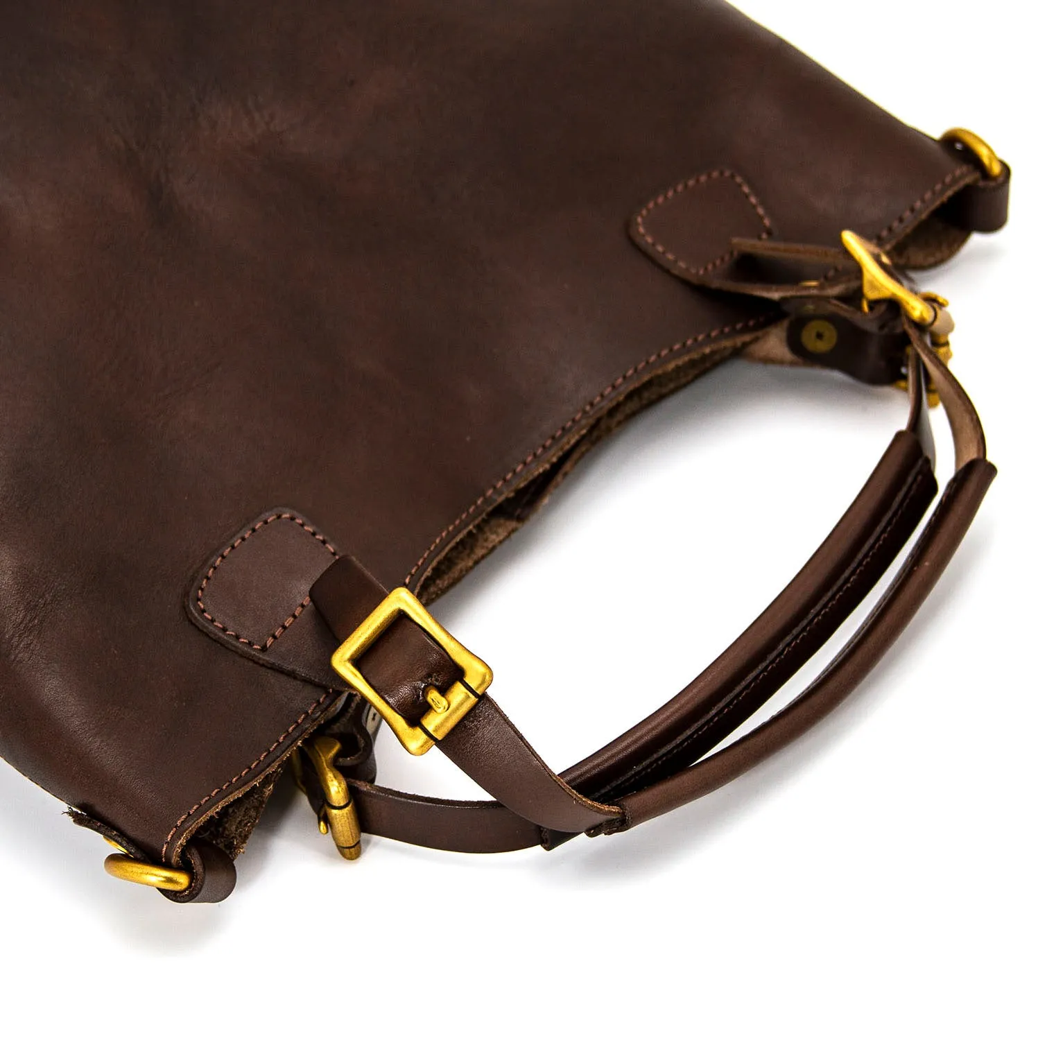 Vegetable-Tanned Leather Handmade Bag,Italian Leather Tote Bag-i7bags