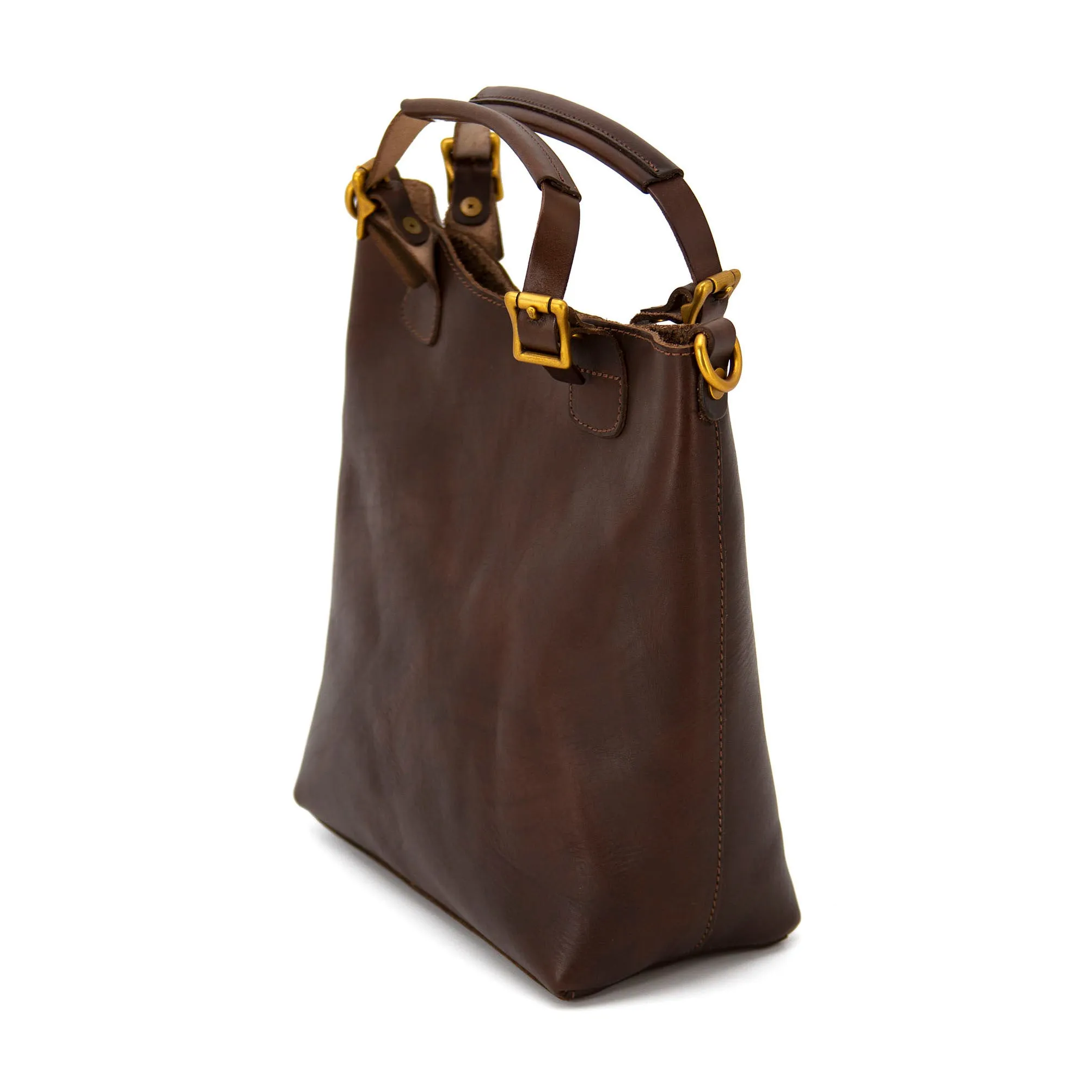Vegetable-Tanned Leather Handmade Bag,Italian Leather Tote Bag-i7bags
