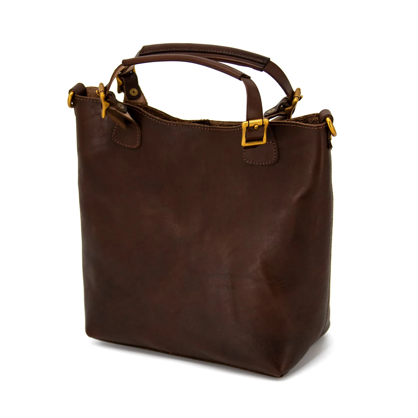 Vegetable-Tanned Leather Handmade Bag,Italian Leather Tote Bag-i7bags