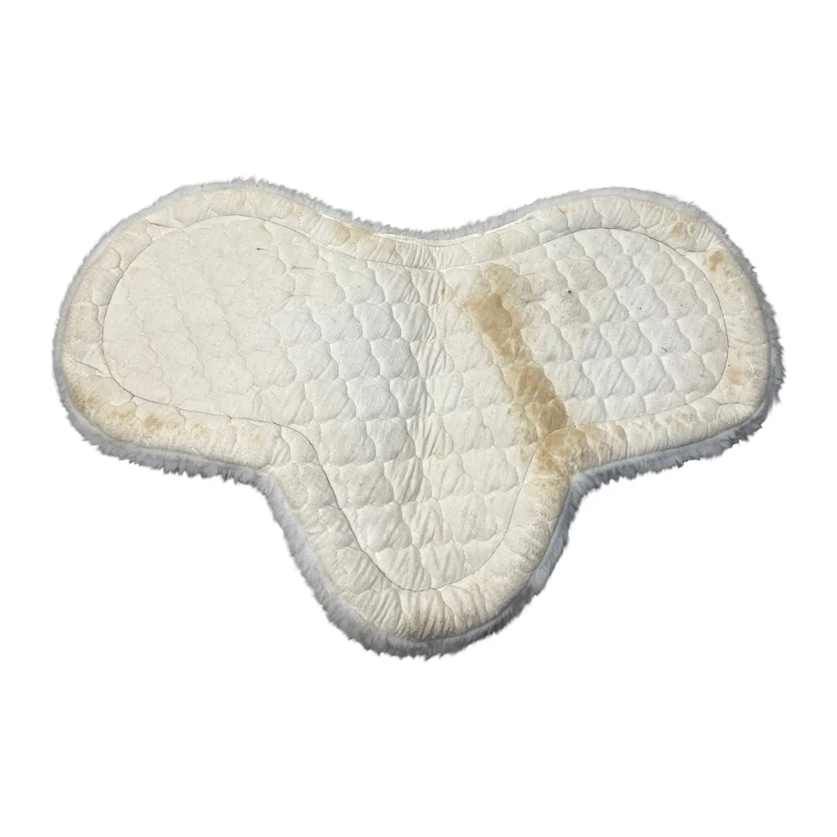 Wilkers Fleece Saddle Pad in White - Pony