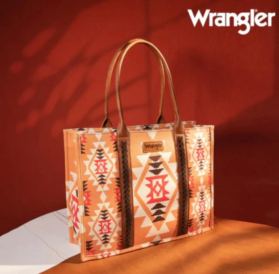 XL aztec Wrangler wide Tote